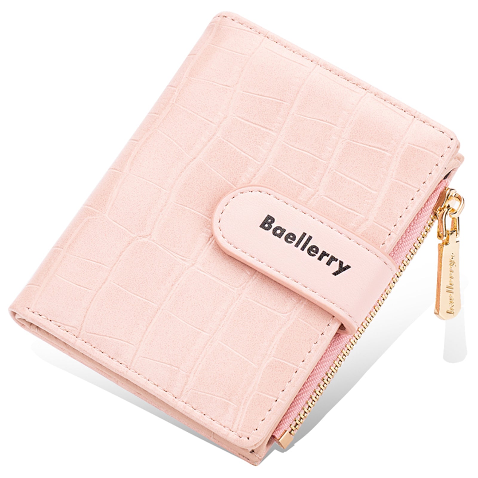 BAELLERRY N8327 Fashion Stone Texture PU Leather Women Bi-fold Short Wallet BAELLERRY N8327 Fashion Stone Texture PU Leather Women Bi-fold Short Wallet